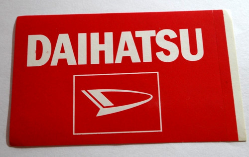 Werbe aufkleber daihatsu - werbe-aufkleber,