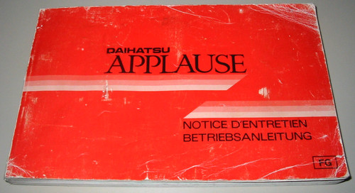 Betriebsanleitung daihatsu - betriebsanleitung,