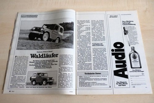 Mot 1984 daihatsu wildcat - mot,