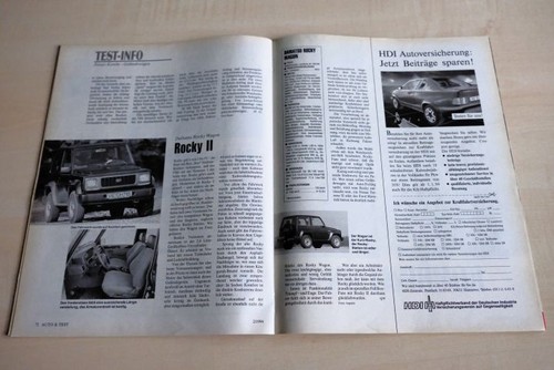 Mot 1994 daihatsu rocky - mot,